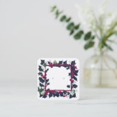 Aangepaste  Holly Lijst Oorbel Display Kaarten Contactkaartje (Staand voorkant)