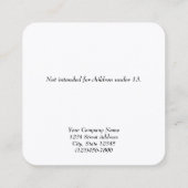 Aangepaste  Holly Lijst Oorbel Display Kaarten Contactkaartje (Achterkant)