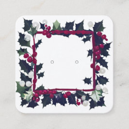 Aangepaste  Holly Lijst Oorbel Display Kaarten Contactkaartje