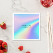 Aangepaste holografische elegante servet (Insitu)