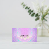 Aangepaste holografische eyecatching visitekaartje (Staand voorkant)