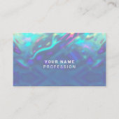 Aangepaste holografische iriserende werking visitekaartje (Voorkant)