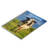 Aangepaste Holstein Koe Business Notitieboek (Linkerzijde)