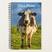 Aangepaste Holstein Koe Business Planner (Voorkant)