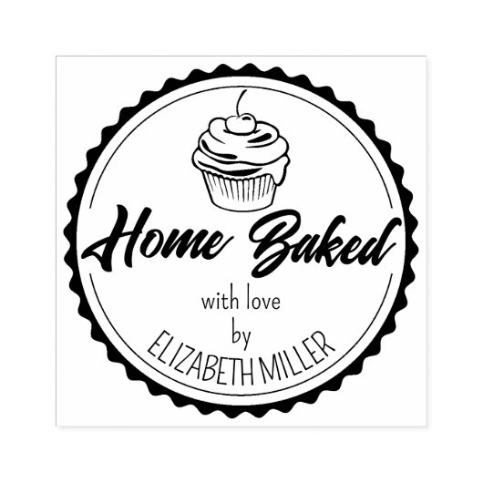Aangepaste Home Baked Promotiezaken Rubberstempel (Afrduk)