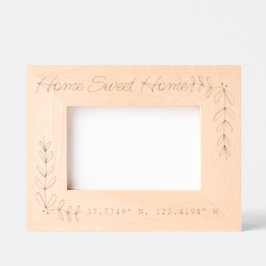 Aangepaste Home Sweet Home Coördinaten Nieuw Home  Gegraveerde Lijstjes