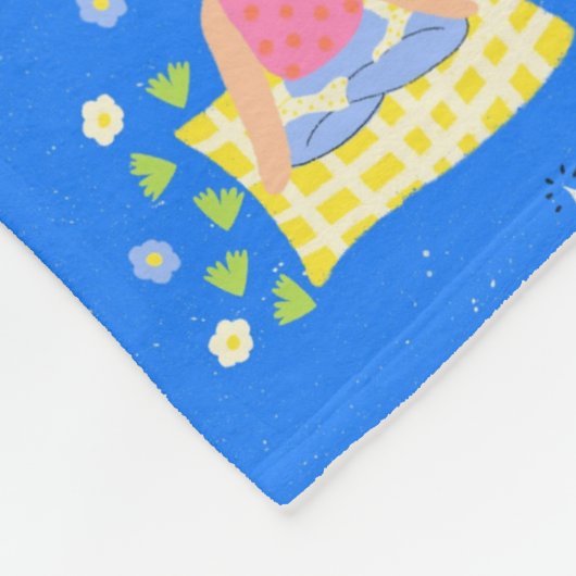 Aangepaste Home Sweet Home Fleece Deken (Hoek)