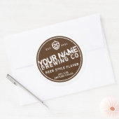 Aangepaste Homebrew Bier Labels - Verander woorden (Envelop)