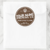 Aangepaste Homebrew Bier Labels - Verander woorden (Tas)