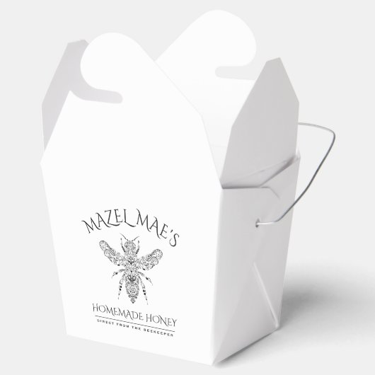Aangepaste Homemade Honey Bedankdoosjes (Geopend)