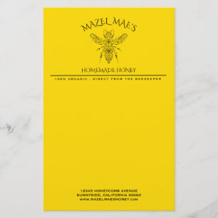 Aangepaste Homemade Honey Briefpapier