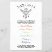 Aangepaste Homemade Honey Flyer (Voorkant)