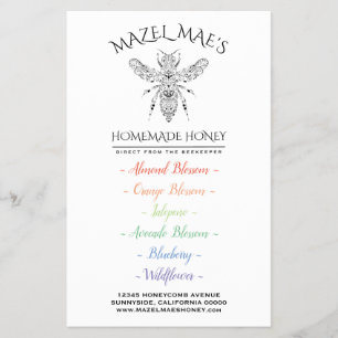 Aangepaste Homemade Honey Flyer