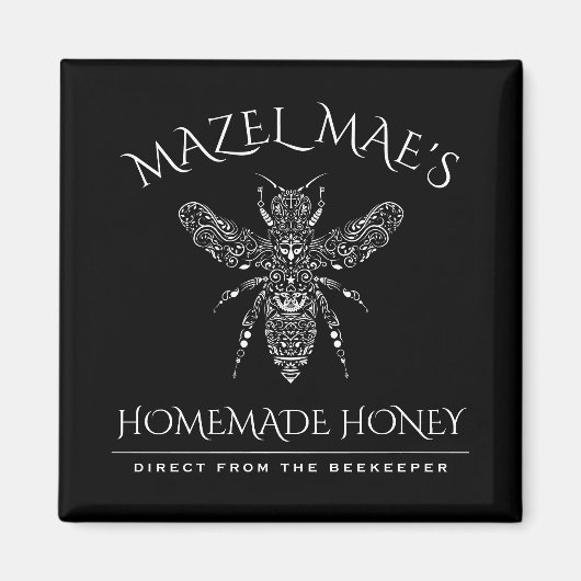 Aangepaste Homemade Honey Magneet (Voorkant)