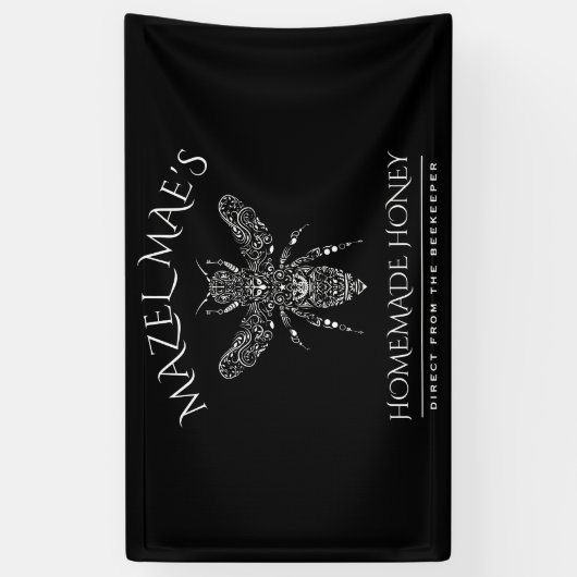 Aangepaste Homemade Honey Spandoek (Verticaal)
