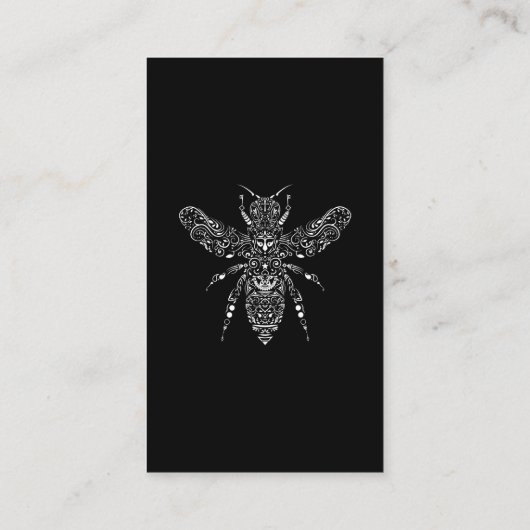 Aangepaste Homemade Honey Visitekaartje (Achterkant)