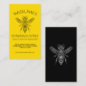 Aangepaste Homemade Honey Visitekaartje (Voorkant / Achterkant)