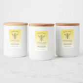 Aangepaste Homemade Honey Voedselcontainer Etiket (Flessen)
