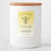 Aangepaste Homemade Honey Voedselcontainer Etiket (Voorkant)
