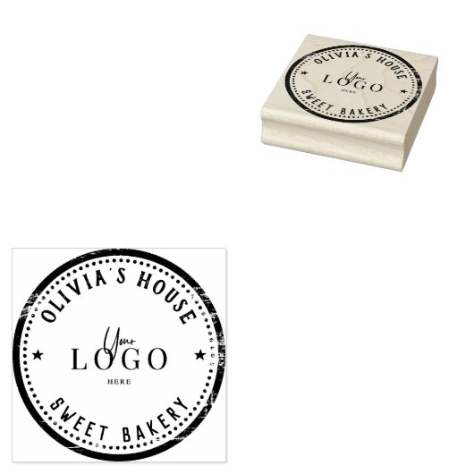 Aangepaste Homemade Logo Aangepaste rubberen stemp Rubberstempel (Gestempeld)