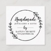 Aangepaste homemade voor kleine bedrijven/handgema vierkante visitekaartje (Voorkant)