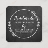 Aangepaste homemade voor kleine bedrijven/handgema vierkante visitekaartje (Voorkant)