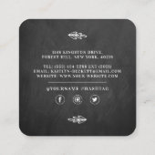 Aangepaste homemade voor kleine bedrijven/handgema vierkante visitekaartje (Achterkant)