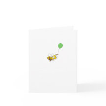Aangepaste hommel-verjaardag. Verjaardagskaart