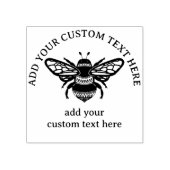 Aangepaste Hommels Voeg Je Eigen Bericht Toe Rubberstempel (Afrduk)
