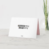 Aangepaste homoverjaardag kaart (Achterkant)