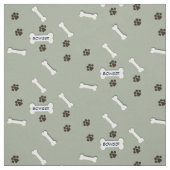 Aangepaste hond-botverbinding stof (Swatch)