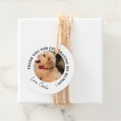 Aangepaste hond bruiloft gunst hond van eer huisdi bedankjes labels (In situ)