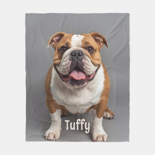 Aangepaste Hond Fleece Deken Huisdier Ouder Gift I (Voorkant)