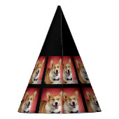 Aangepaste hond Foto 1st verjaardagsfeestje Pet Feesthoedjes (Achterkant)