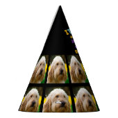 Aangepaste hond Foto 2e verjaardagsfeestje Pet Feesthoedjes (Links)