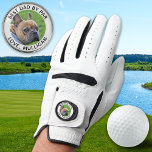 Aangepaste hond foto Beste pap door Par Modern gol Golf Handschoen<br><div class="desc">Beste pap van par... Twee van je favoriete dingen, golf en je hond! Nu kun je je beste vriend meenemen terwijl je 18 holes speelt. Verras de Dog Dad en Golf Lover met deze super schattige hondenfoto aangepaste golfhandschoenen golfbal markers en bijpassende golf accessoires. Nu kan hij zijn beste vriend...</div>