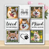 Aangepaste hond Foto Collage Persoonlijk Pet Memor Fotoplaat