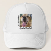 Aangepaste hond foto grootste golfer trucker pet (Voorkant)