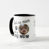 Aangepaste Hond Foto Hond Moeder Mok (Voorkant links)