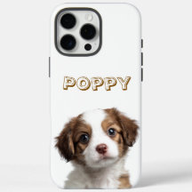 Aangepaste Hond Foto & Naam iPhone Case