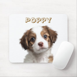 Aangepaste Hond Foto & Naam Mousepad Muismat