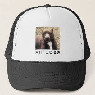 Aangepaste hond foto Pitbull Trucker Hat Pet
