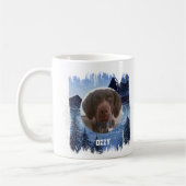 Aangepaste hond-fotogebergte koffiemok (Links)