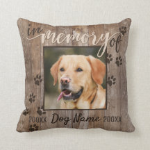 Aangepaste Hond Gedenkteken Rustieke Hout Look