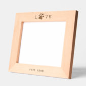 Aangepaste Hond Huisdier Love Paw Aangepaste gegra Gegraveerde Lijstjes (Links)