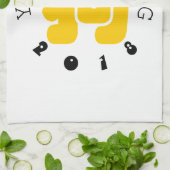 Aangepaste hond Ideogram Chinees jaar Zodiahanddoe Theedoek (Gevouwen)