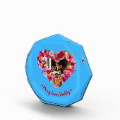 Aangepaste Hond, Kat, Huisdier Foto Vaderdag Roos  (Rechts)