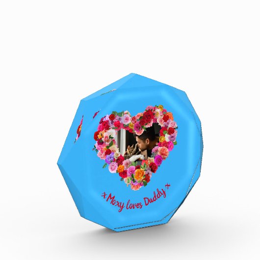 Aangepaste Hond, Kat, Huisdier Foto Vaderdag Roos  (Links)