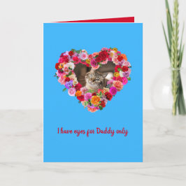 Aangepaste Hond, Kat, Huisdier Foto Vaderdag Roos  Kaart