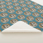 Aangepaste hond kat of elke foto gepersonaliseerd sherpa deken (3/4)